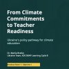 Участь професора Марії Братко у міжнародному вебінарі «Educators at the Heart of Climate Action»